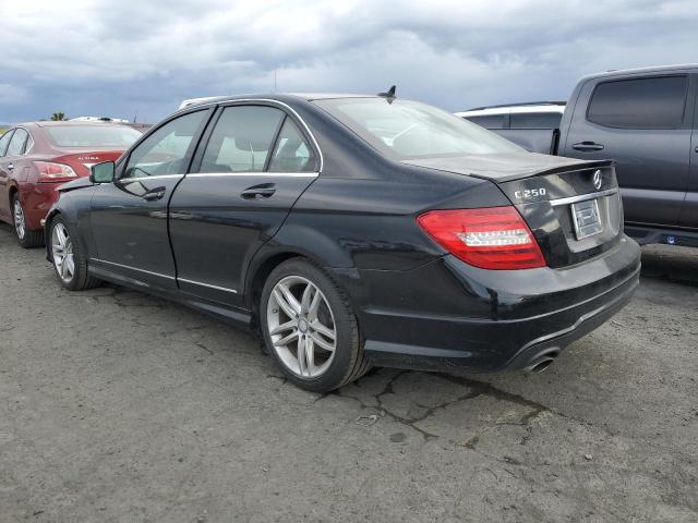 WDDGF4HB7EG228107 - 2014 MERCEDES-BENZ C 250 BLACK photo 2