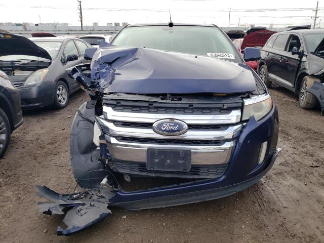 2FMDK3JC9BBA29824 - 2011 FORD EDGE SEL BLUE photo 5