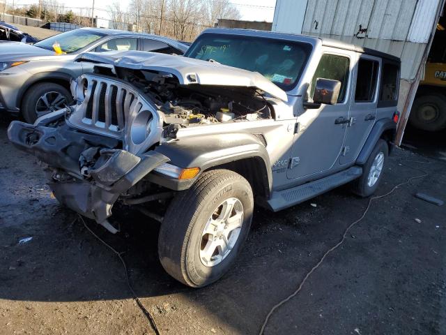 1C4HJXDN0KW683705 - 2019 JEEP WRANGLER U SPORT SILVER photo 1