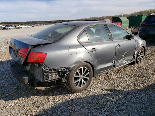 3VW2K7AJ7EM328567 - 2014 VOLKSWAGEN JETTA BASE 灰色 照片 3