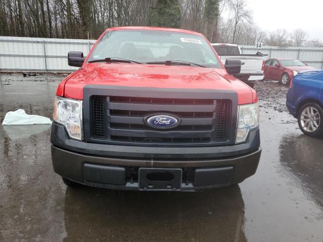 1FTEX1CW7AKB57845 - 2010 FORD F150 SUPER CAB RED photo 5