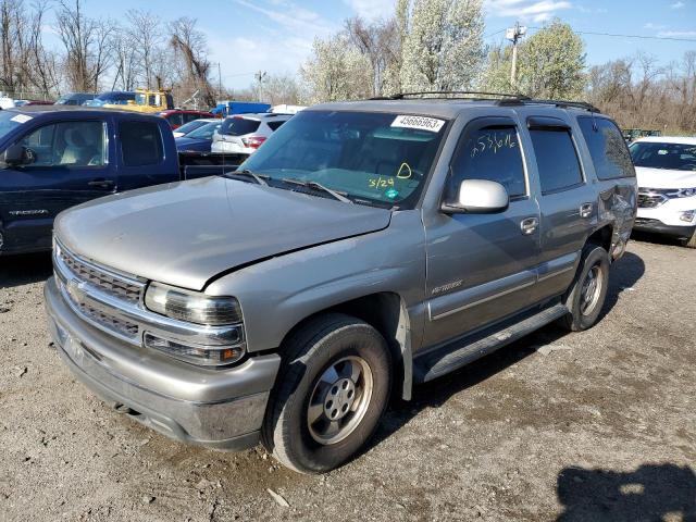 1GNEK13T81J223952 - 2001 CHEVROLET TAHOE K1500 BEIGE photo 1