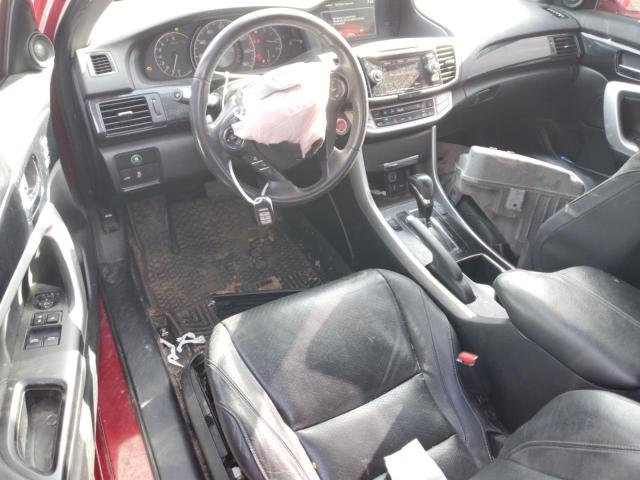 1HGCT2B84EA005918 - 2014 HONDA ACCORD EXL RED photo 8