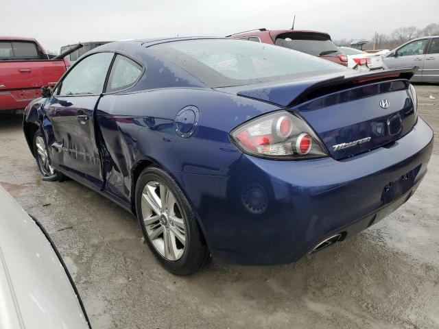 KMHHM66D67U248241 - 2007 HYUNDAI TIBURON GS BLUE photo 2