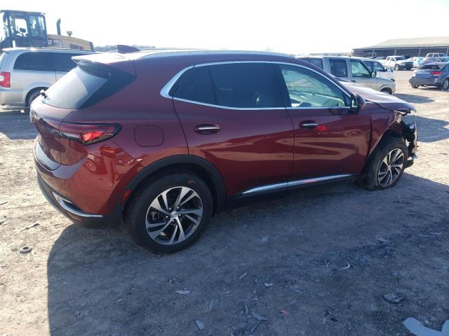 LRBFZNR41MD134077 - 2021 BUICK ENVISION ESSENCE Կարմիր լուսանկար 3