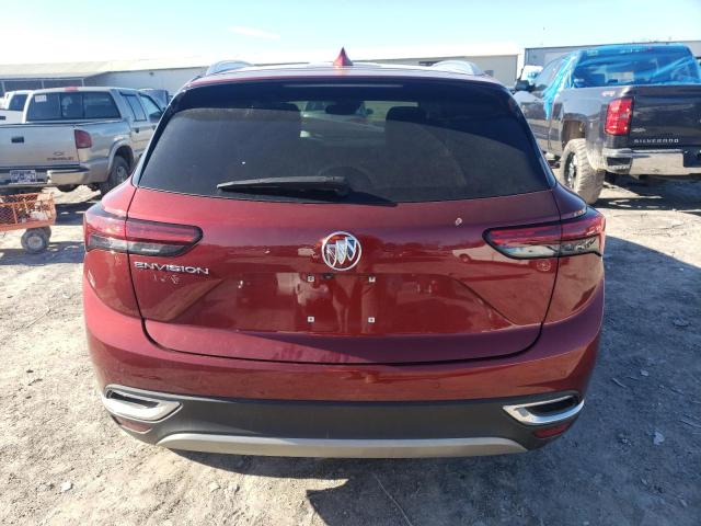 LRBFZNR41MD134077 - 2021 BUICK ENVISION ESSENCE Կարմիր լուսանկար 6