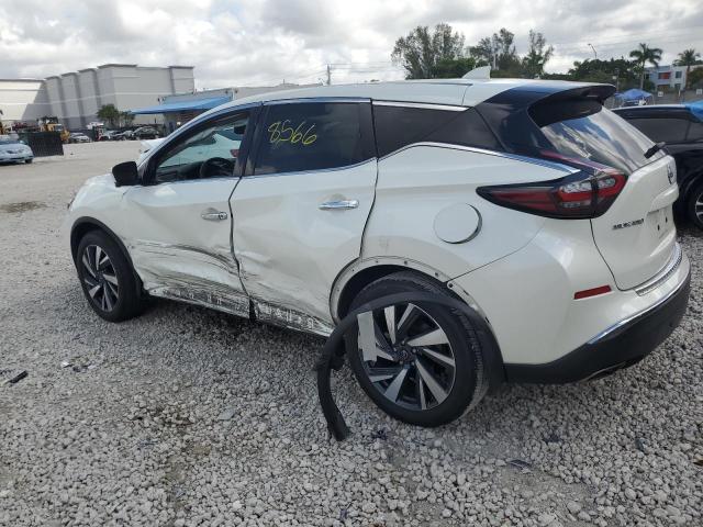 5N1AZ2CJ8PC138951 - 2022 NISSAN MURANO SL WHITE photo 2