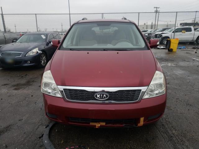 KNDMG4C78B6413829 - 2011 KIA SEDONA LX BURGUNDY photo 5