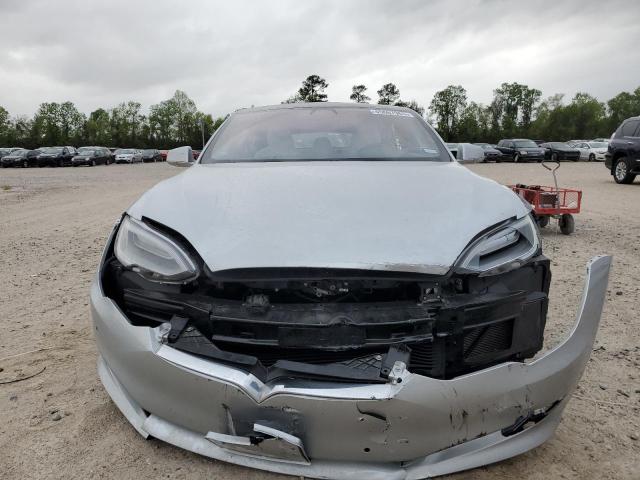 5YJSA1E15HF210409 - 2017 TESLA MODEL S Արծաթագույն լուսանկար 5