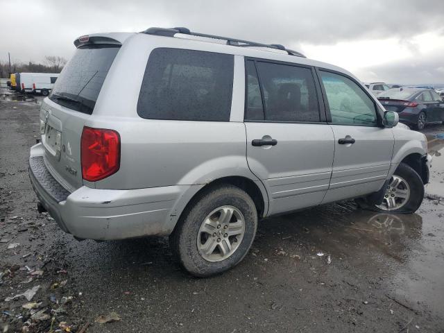 2HKYF18425H540880 - 2005 HONDA PILOT EX SILVER photo 3