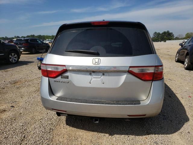 5FNRL5H60BB084250 - 2011 HONDA ODYSSEY EXL SILVER photo 6