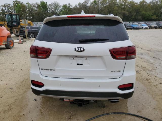 5XYPH4A55KG460924 - 2019 KIA SORENTO EX WHITE photo 6