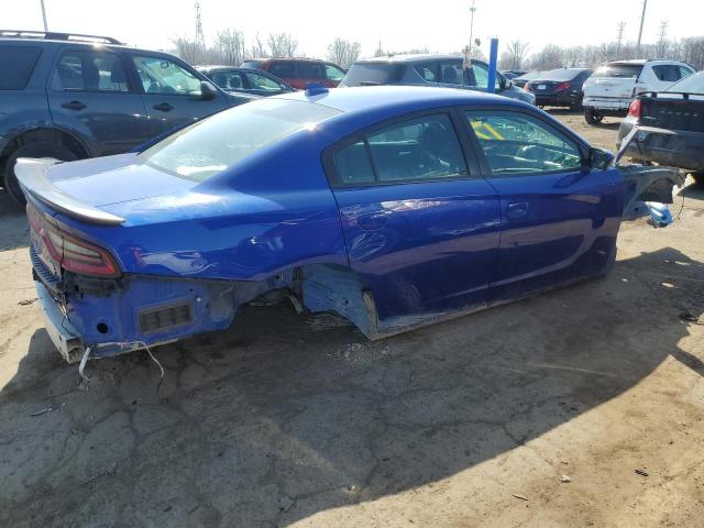 2C3CDXGJ2KH535388 - 2019 DODGE CHARGER SCAT PACK BLUE photo 3