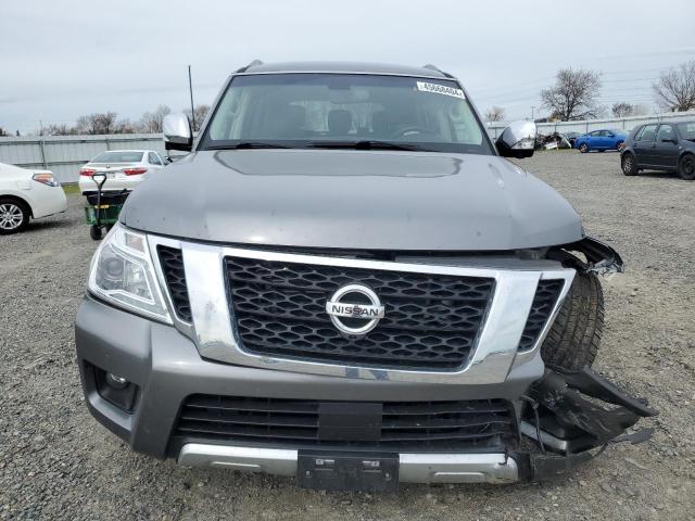 JN8AY2ND7H9002411 - 2017 NISSAN ARMADA SV GRAY photo 5