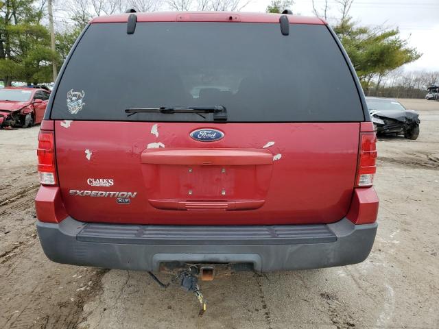 1FMPU16526LA23746 - 2006 FORD EXPEDITION XLT RED photo 6