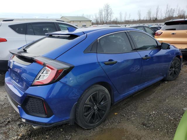 SHHFK7H60KU415506 - 2019 HONDA CIVIC EX BLUE photo 3