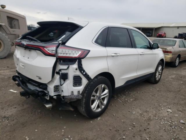 2FMTK4J86FBC09295 - 2015 FORD EDGE SEL WHITE photo 3