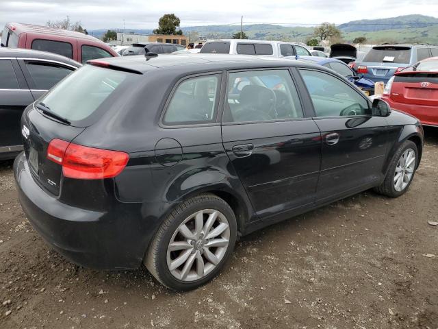 WAUHE78P49A018150 - 2009 AUDI A3 2.0T BLACK photo 3