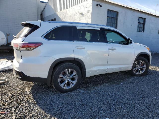 5TDJKRFH8ES005726 - 2014 TOYOTA HIGHLANDER XLE 白色 照片 3