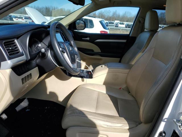 5TDJKRFH8ES005726 - 2014 TOYOTA HIGHLANDER XLE 白色 照片 7