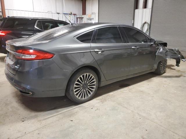 3FA6P0T92JR162316 - 2018 FORD FUSION SE GRAY photo 3