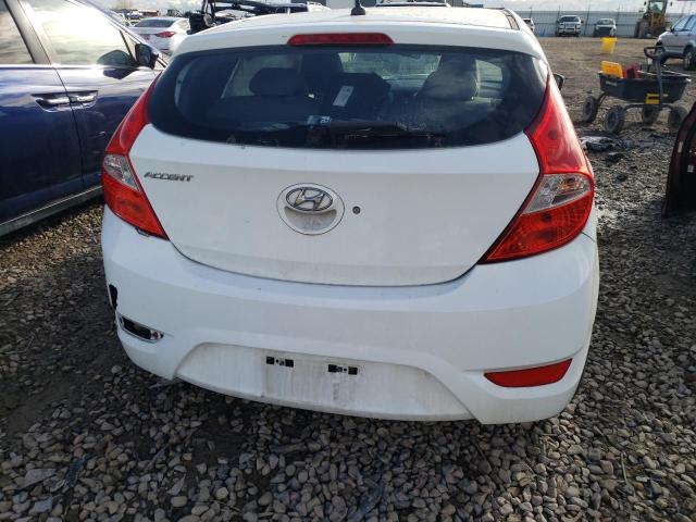 KMHCT5AE0CU044410 - 2012 HYUNDAI ACCENT GLS WHITE photo 6