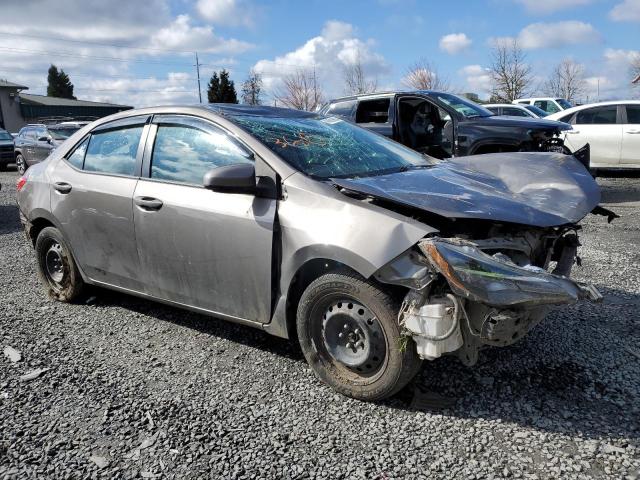 2T1BURHE2HC870982 - 2017 TOYOTA COROLLA L GRAY photo 4