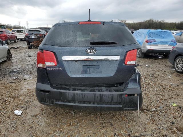 5XYKT3A6XCG292582 - 2012 KIA SORENTO BASE BLUE photo 6