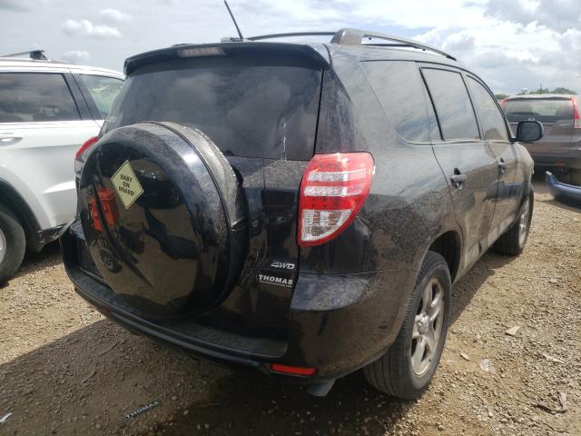 JTMBF33V195006986 - 2009 TOYOTA RAV4 BLACK photo 4