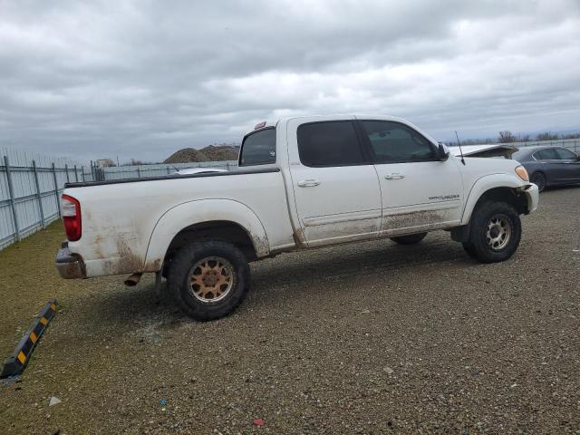 5TBDT44136S509632 - 2006 TOYOTA TUNDRA DOUBLE CAB SR5 WHITE photo 3