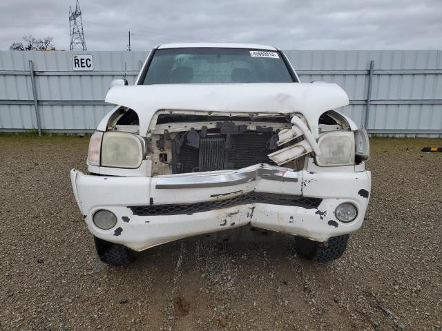 5TBDT44136S509632 - 2006 TOYOTA TUNDRA DOUBLE CAB SR5 WHITE photo 5