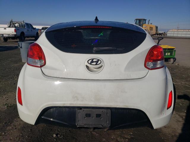 KMHTC6AD1DU157491 - 2013 HYUNDAI VELOSTER WHITE photo 6