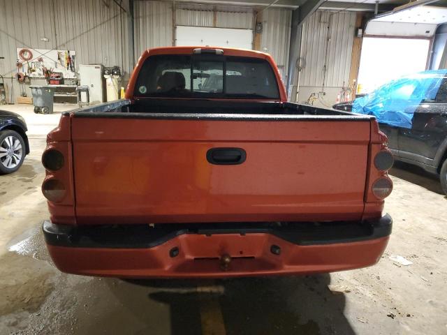 1D7HW58N48S602405 - 2008 DODGE DAKOTA QUAD LARAMIE ORANGE photo 6