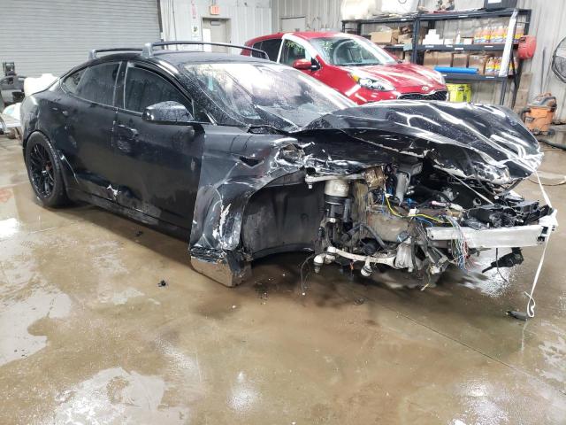 5YJSA1E61MF456007 - 2021 TESLA MODEL S BLACK photo 4