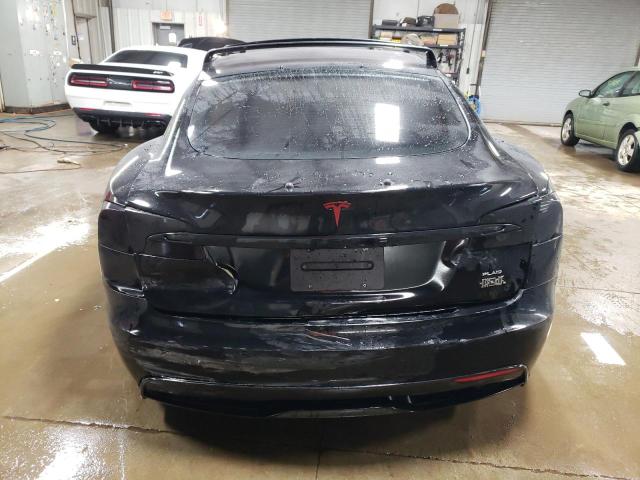 5YJSA1E61MF456007 - 2021 TESLA MODEL S BLACK photo 6