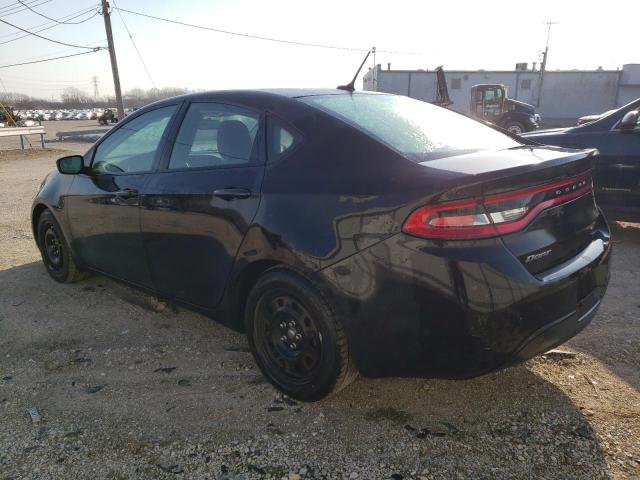 1C3CDFAA8GD703865 - 2016 DODGE DART SE BLACK photo 2