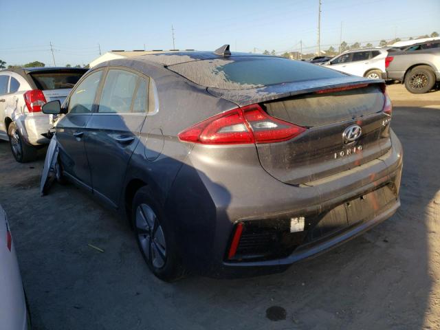 KMHC85LCXKU111123 - 2019 HYUNDAI IONIQ LIMITED GRAY photo 2