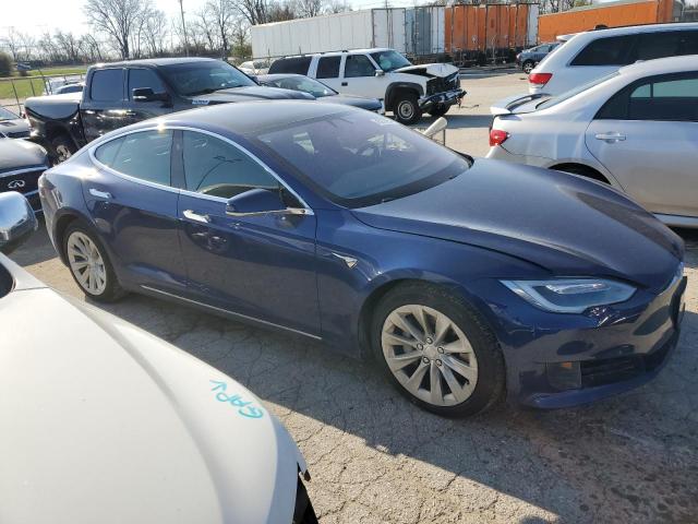 5YJSA1E22HF209498 - 2017 TESLA MODEL S ლურჯი ფოტო 4