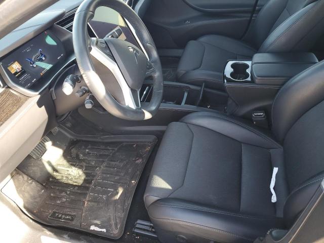 5YJSA1E22HF209498 - 2017 TESLA MODEL S ლურჯი ფოტო 7