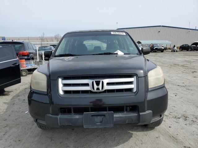 5FNYF28147B042323 - 2007 HONDA PILOT LX BLACK photo 5