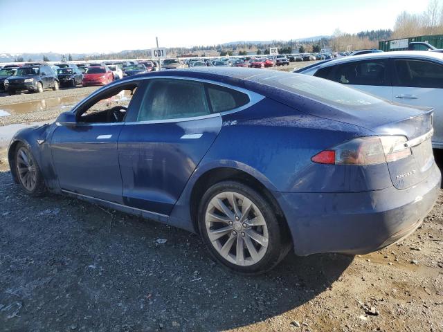 5YJSA1E25GF159601 - 2016 TESLA MODEL S BLUE photo 2