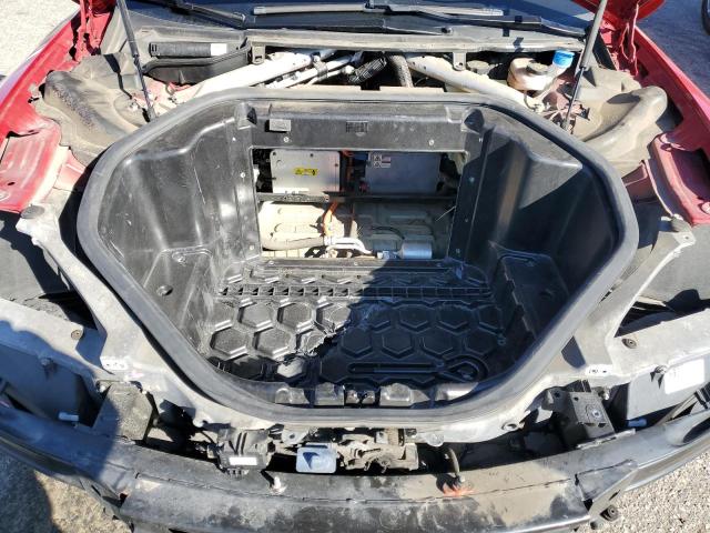 5YJSA1H13EFP52910 - 2014 TESLA MODEL S RED photo 11