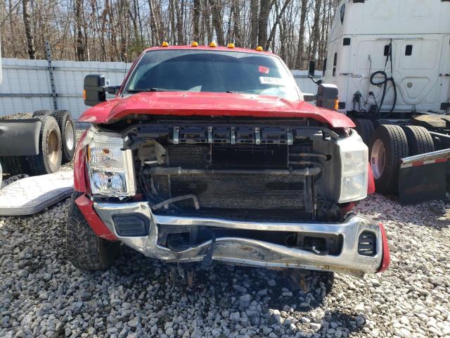 1FT8W4DT9BEA60930 - 2011 FORD F450 SUPER DUTY RED photo 5