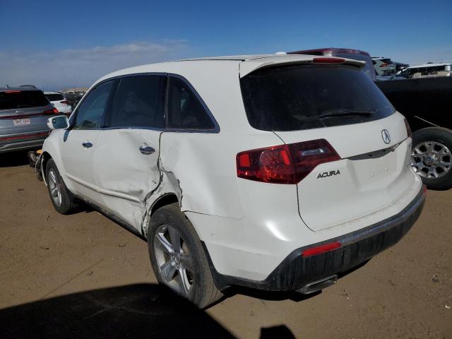 2HNYD2H31CH534670 - 2012 ACURA MDX TECHNOLOGY WHITE photo 2