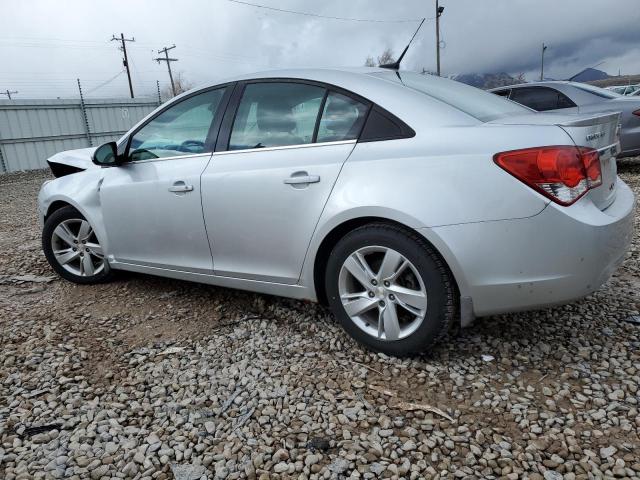 1G1P75SZ1E7151245 - 2014 CHEVROLET CRUZE SILVER photo 2