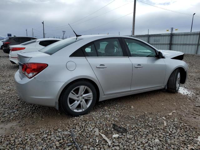 1G1P75SZ1E7151245 - 2014 CHEVROLET CRUZE SILVER photo 3