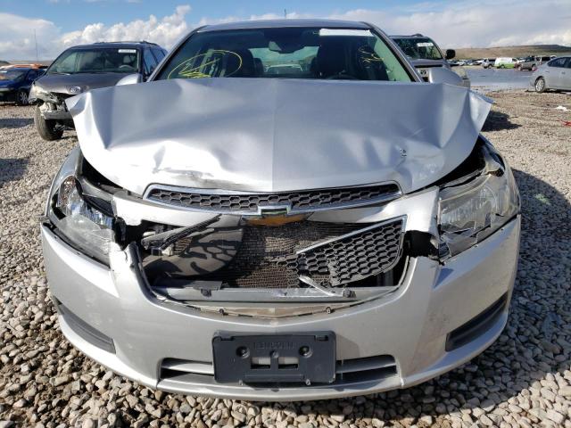 1G1P75SZ1E7151245 - 2014 CHEVROLET CRUZE SILVER photo 5