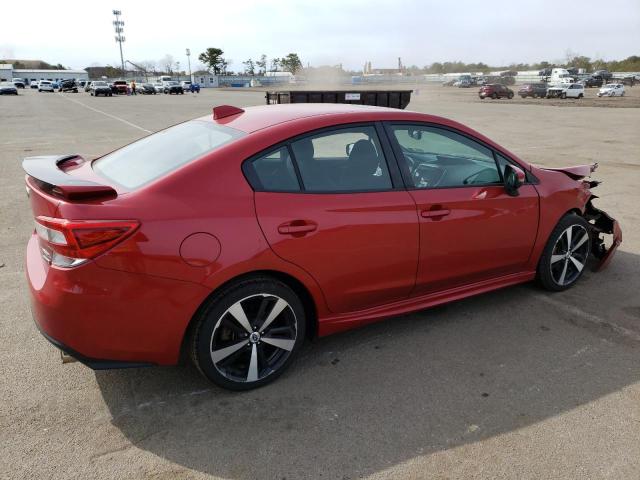 4S3GKAM65J3615415 - 2018 SUBARU IMPREZA SPORT RED photo 3