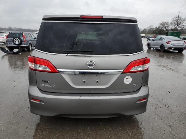 JN8AE2KP2D9069998 - 2013 NISSAN QUEST S GRAY photo 6