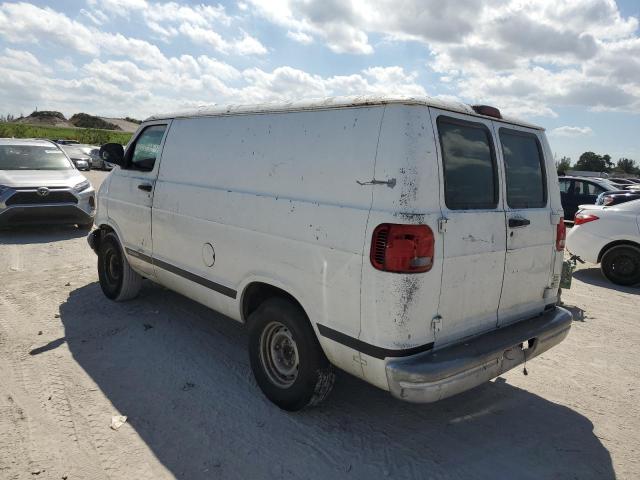 2B7HB11X52K122546 - 2002 DODGE RAM VAN B1500 WHITE photo 2